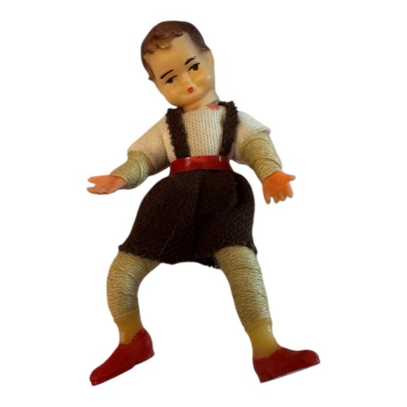 Other - Vintage Caco Dollhouse German Doll Flexible Thread